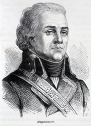 Ritratto di Jacques François Coquille detto Dugommier, generale francese (1738 -1794) - in "L