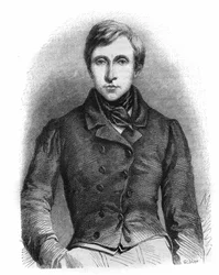 Ritratto di Jean Auguste Pelage Brizeux (1803-1858), poeta francese.