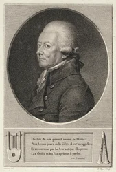 Ritratto di Jean Georges Noverre inciso da B. Roger