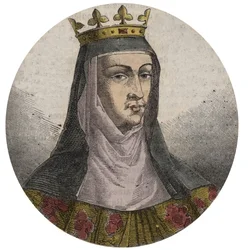 Ritratto di Giovanna di Francia (1464-1505) (o di Valois) Regina di Francia Moglie di Luigi XII