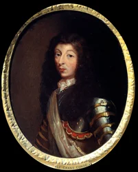 Ritratto di Luigi II Principe di Borbone, il Gran Condé (1621-1686). Dipinto della Scuola Francese del XVII secolo. Parigi, Museo dell