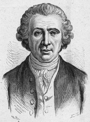Ritratto di Louis Jean Marie Daubenton, naturalista francese (1716-1800). Incisione del 1889. Collezione privata