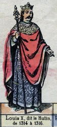 Ritratto di Luigi X di Francia, detto Luigi l