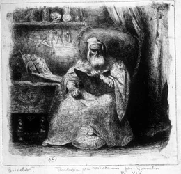 Ritratto di Nostradamus di Bonnelier