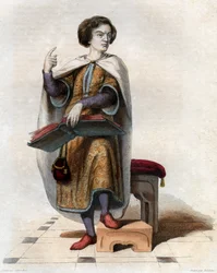 Ritratto di Pietro Abelardo (1079-1142), filosofo scolastico, teologo e logico francese