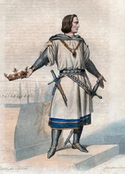 Ritratto di Filippo II Augusto (1165-1223), re di Francia