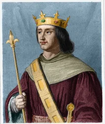 Ritratto di Filippo VI di Valois (1294 - 1350), Re di Francia - in 