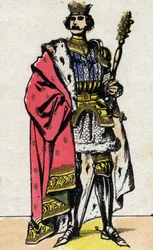 Ritratto di Filippo VI di Valois (1294 - 1350), Re di Francia.