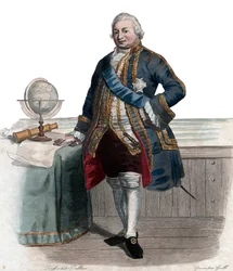 Ritratto di Pierre André de Suffren de Saint Tropez, bailli de Suffren (1729-1788), ammiraglio francese