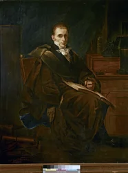 Ritratto di René-Théophile-Hyacinthe Laennec (olio su tela)