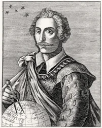 Ritratto di Thomas Cavendish (1560-92) inciso da L Armessin