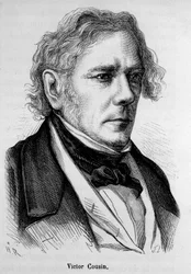 Ritratto di Victor Cousin (1792 - 1867), filosofo francese - in "L