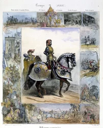 Ritratto di un cavaliere in "Storia pittoresca dell
