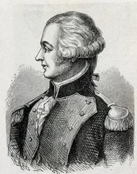 Ritratto del Marchese de Jouffroy (1751 - 1832) - in "Album of Science; illustrious scholars; Grandes discoveries" 1896