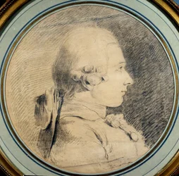 Ritratto del Marchese de Sade (1740-1814) Disegno anonimo. XVIII secolo Collezione privata