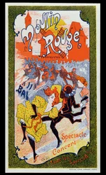 Poster pubblicitario del Moulin Rouge