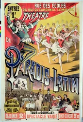 Poster per il Théâtre du Paradis Latin, c.1880-90