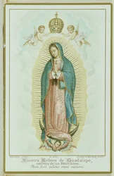 Santino raffigurante Nostra Signora di Guadalupe, c.1900