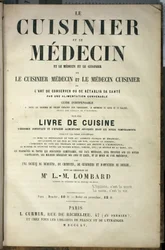 Pagina di presentazione del libro “Il cuoco e il medico, l