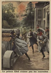 Il principe Eitel Friedrich di Prussia, secondogenito dell