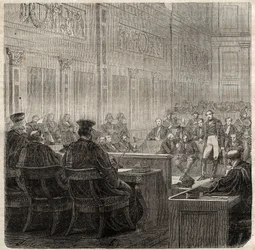 Processo presso la Corte Reale di Poitiers del Generale Jean Baptiste Breton detto Berton (1769-1822) nel 1822