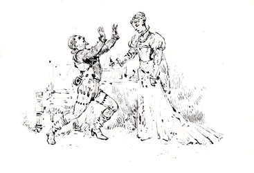 Libretto di produzione per Ruy Blas di Victor Hugo, 1880
