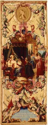 Arazzo dei Gobelins con la storia di Don Chisciotte, 1717-18