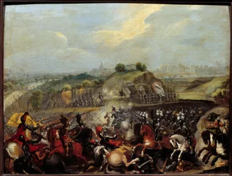 Guerre di religione: Enrico IV alla battaglia di Ivry il 14 marzo 1590