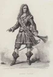 René Duguay-Trouin, corsaro francese (incisione)