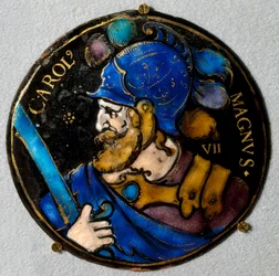 Rappresentazione di Carlo Magno (Carlo I il Grande), re di Francia