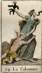 Rappresentazione della Calunnia, figlia dell