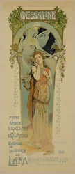 Riproduzione di un poster pubblicitario dell