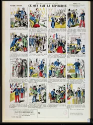 Propaganda repubblicana a sostegno della fondazione della Terza Repubblica, c.1881