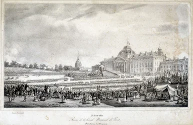 Rivista della Guardia nazionale di Parigi il 29/4/1830.