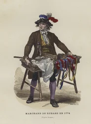 Venditore di nastri, 1774