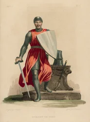 Roberto il Forte (incisione colorata)