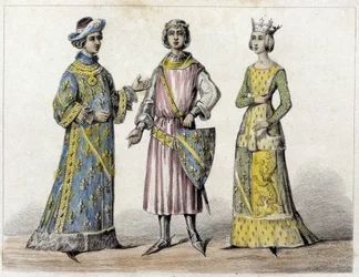 Roberto di Francia e Beatrice di Borgogna, sua moglie, Re di Francia