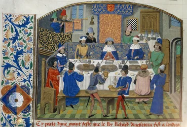 Duchi di York, Gloucester e Irlanda cenano con Riccardo II, Vol III 