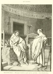 Salone del 1861, Pittura, Due auguri non possono guardarsi senza ridere (incisione)