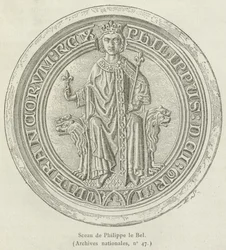 Sigillo di Filippo il Bello (incisione)