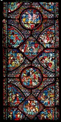 Scene della vita di Carlo Magno (747-814) dal deambulatorio, c.1215-25