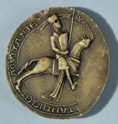 Sigillo di Arturo I (1187-1203) Duca di Bretagna