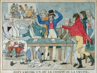 Sette contro uno, o Il Comitato del Vaccino, c.1800