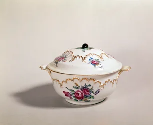 Ciotola di zuppa, realizzata a Tournai, 1775-80