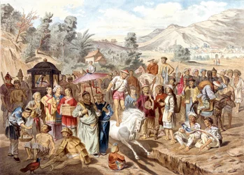 Cina meridionale: Esame di laurea militare a Sin Cheou Fou. Atlante del viaggio di esplorazione in Indocina negli anni 1866-1868, a cura di F. Gamier
