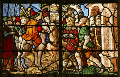 San Giuliano di Brioude arrestato davanti a un monastero