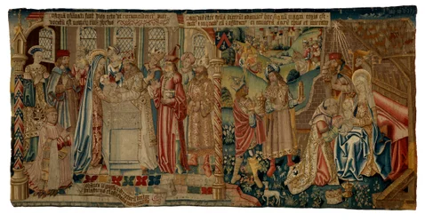 Arazzo, Circoncisione e Adorazione dei Magi, realizzato possibilmente in Francia
