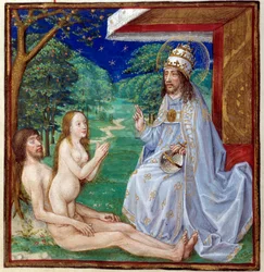 La Creazione di Eva dalla Costola di Adamo nel Giardino dell