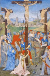 La crocifissione, da un messale
