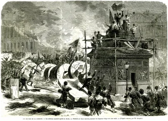 La caduta della colonna Vendome